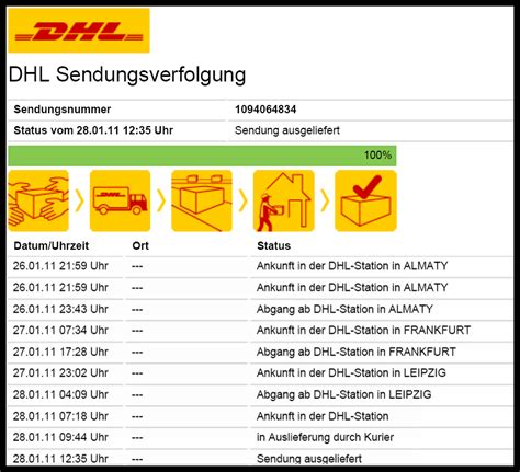 sendungsverfolgung online